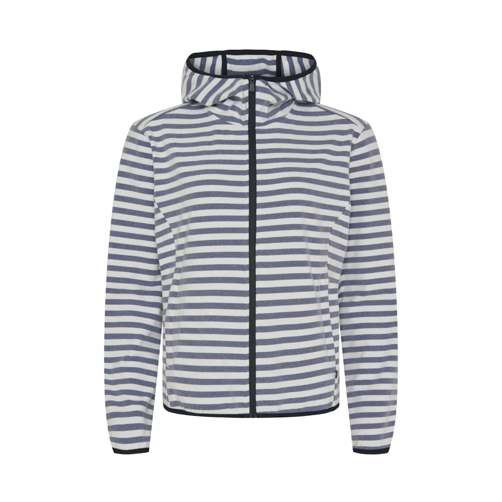 Sea Ranch Kia Fleece Jakke Dame - SR Navy / White - SR Navy White