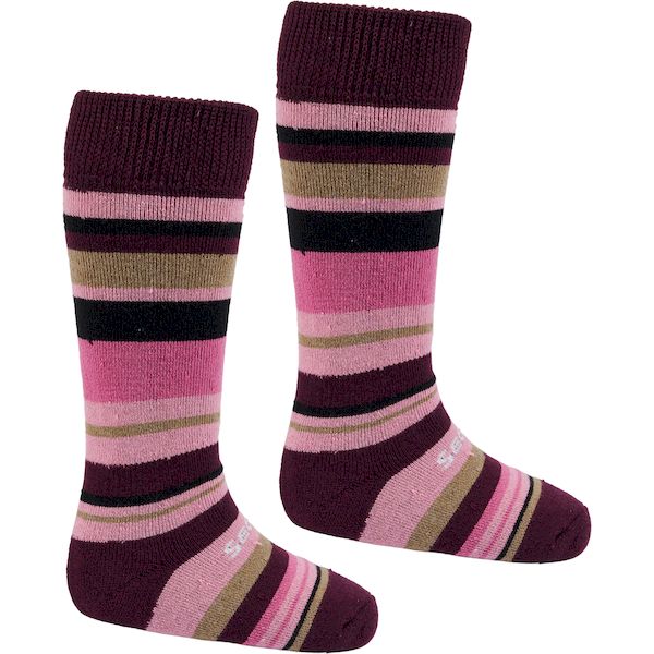 SEGER Kids Racer - Skistrømper til børn - Aubergine - Aubergine