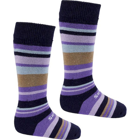 SEGER Kids Racer - Skistrømper til børn - Marine/Dusty Purple - Marine Dusty Purple