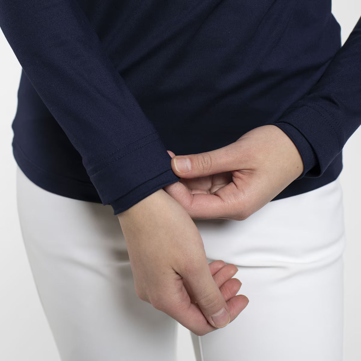 Kjus Women's Feel Midlayer Half-Zip Skiundertrøje Dame - KJUS Navy