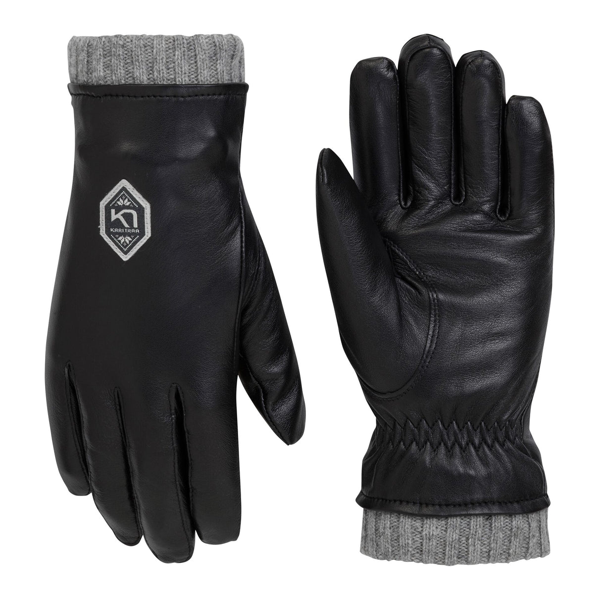 Kari Traa Himle Gloves Handsker Dame - Black - Black