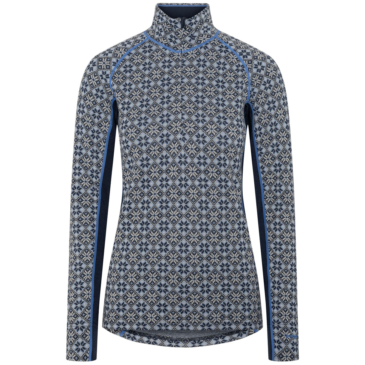 Kari Traa Rose Light Half Zip Skiundertrøje Dame - Dark Royal Blue -
