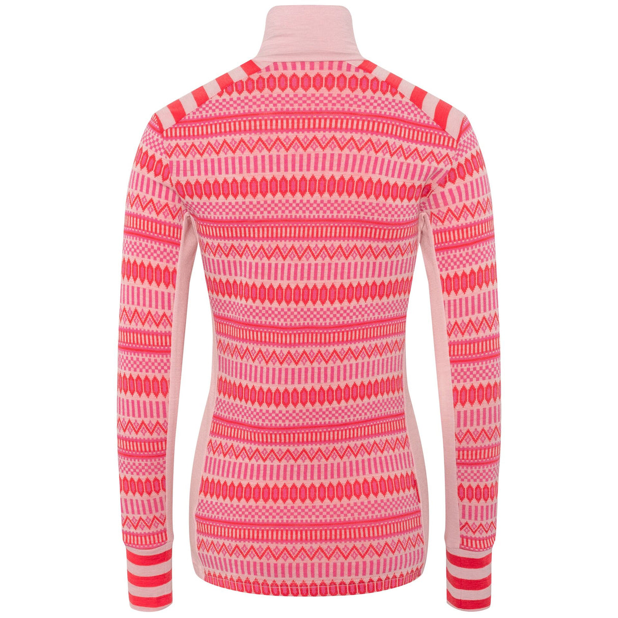 Kari Traa Åkle Half Zip High Waist Skiundertøj Sæt Dame - Gum Pink -