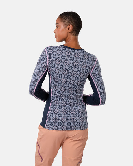 Kari Traa Rose Long Sleeve Skiundertrøje Dame - Roy Blue -