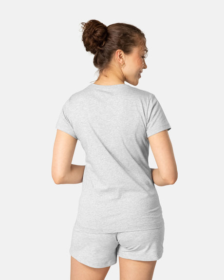 Kari Traa Kari Tee Kortærmet T-shirt Dame - Light Grey Melange -