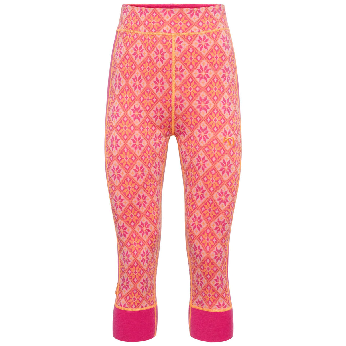Kari Traa Rose Capri High Waist Pants Skiunderbukser Dame - Berry Pink - Berry Pink