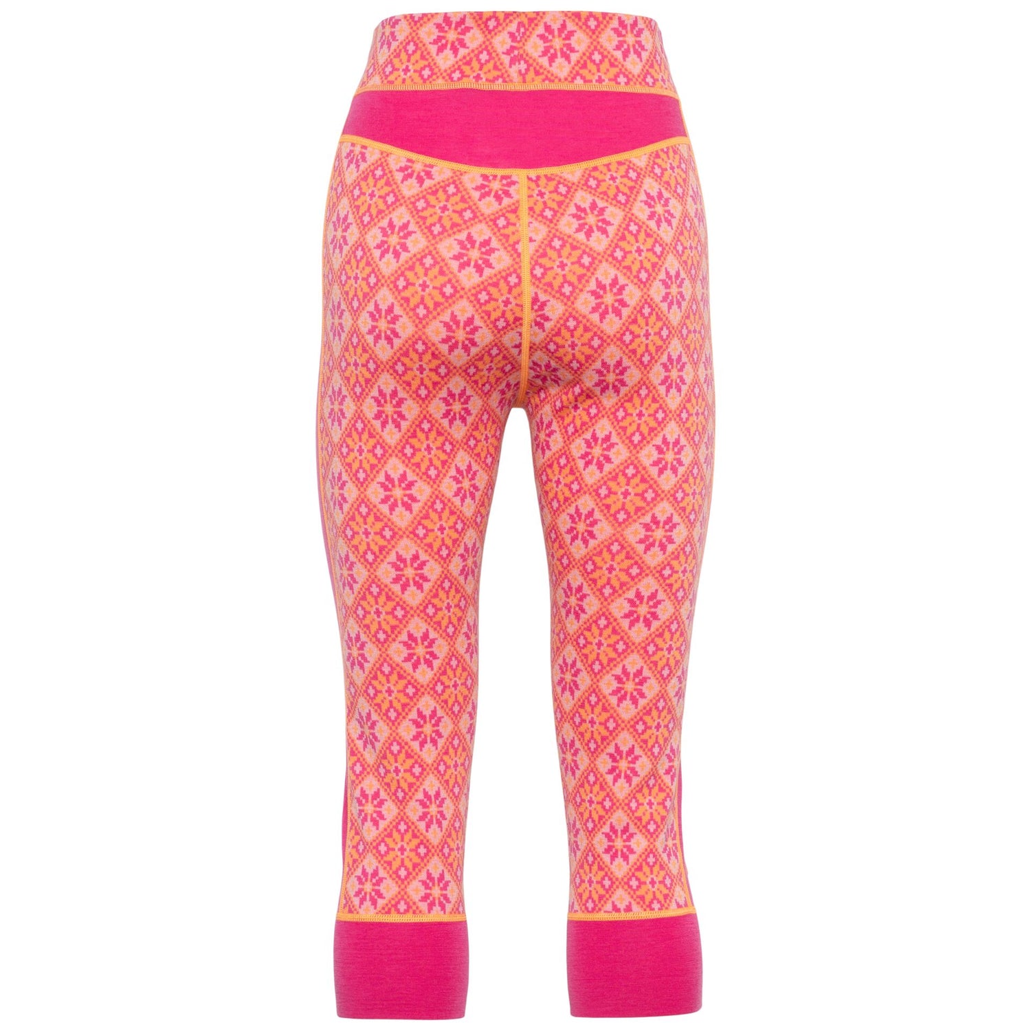 Kari Traa Rose Capri High Waist Pants Skiunderbukser Dame - Berry Pink -
