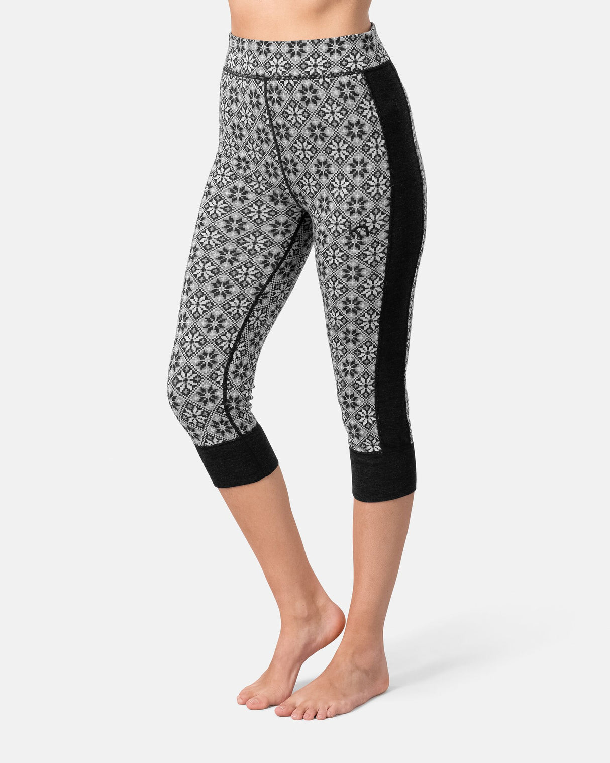 Kari Traa Rose Half Zip & Capri Skiundertøj Sæt Dame - Black -