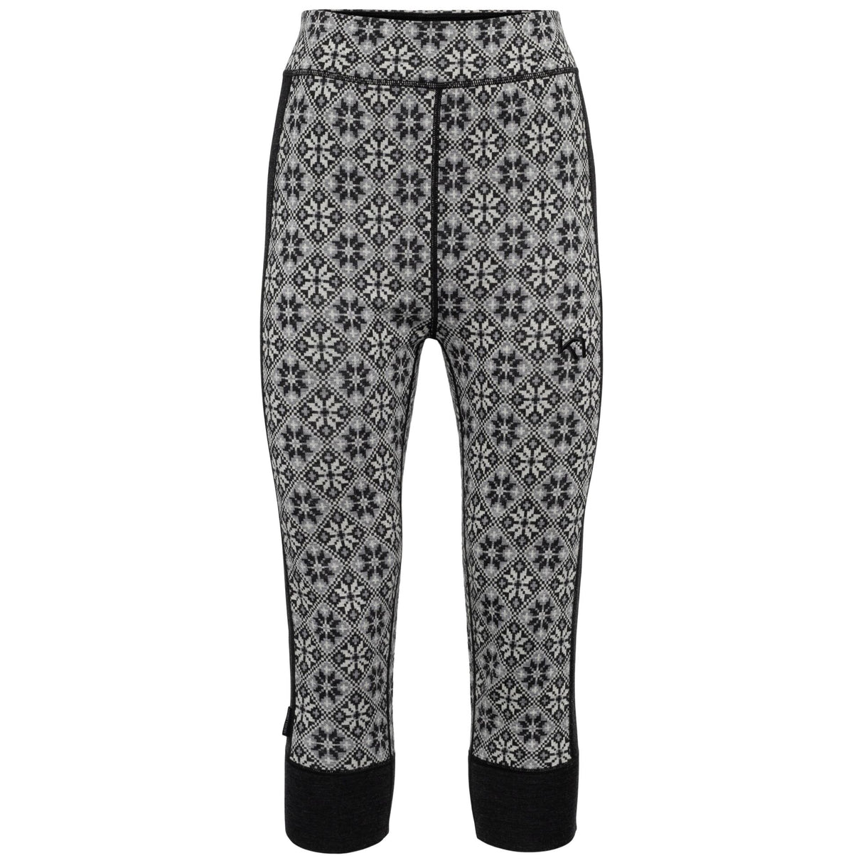 Kari Traa Rose Half Zip & Capri Skiundertøj Sæt Dame - Black -
