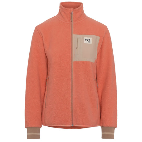 Kari Traa Røthe Midlayer Fleecetrøje Dame - Peach - Peach