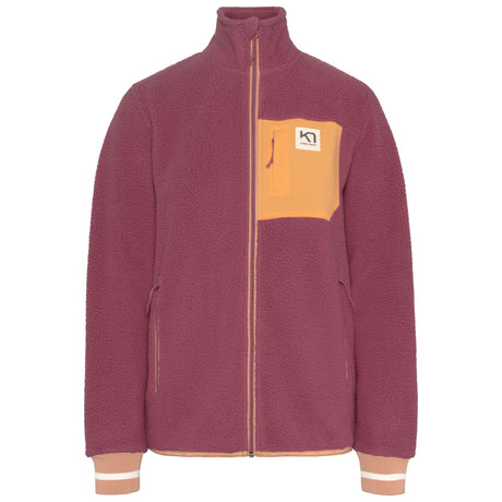 Kari Traa Røthe Midlayer Fleecetrøje Dame - Plum - Plum