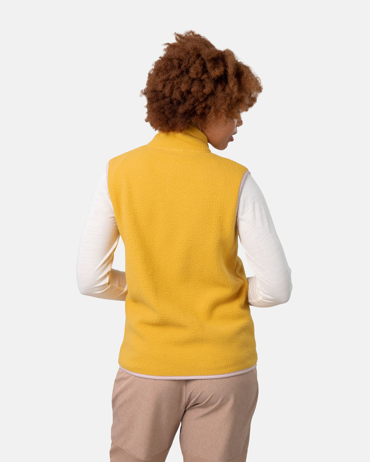Kari Traa Røthe Fleece Vest Dame - Juice Yellow -