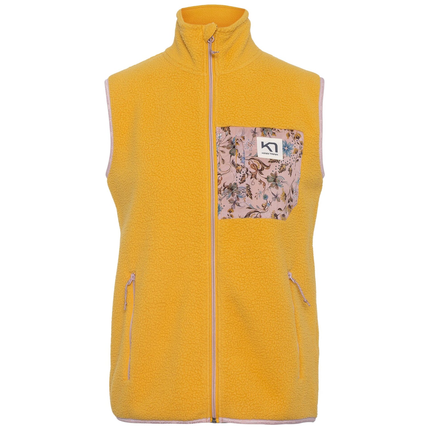 Kari Traa Røthe Fleece Vest Dame - Juice Yellow -