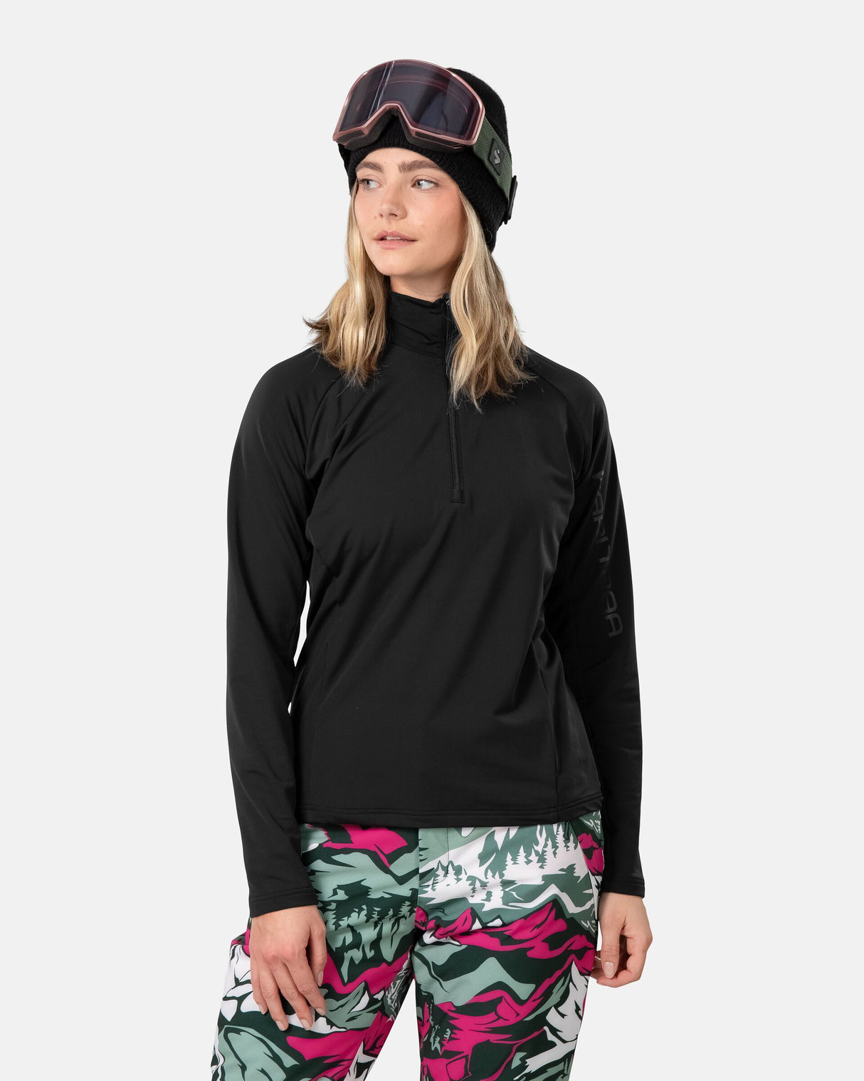 Kari Traa Evelyn Ski Midlayer Dame - Black - Black