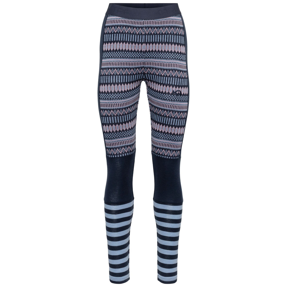 Kari Traa Åkle Long Sleeve High Waist Skiundertøj Sæt Dame - Royal -