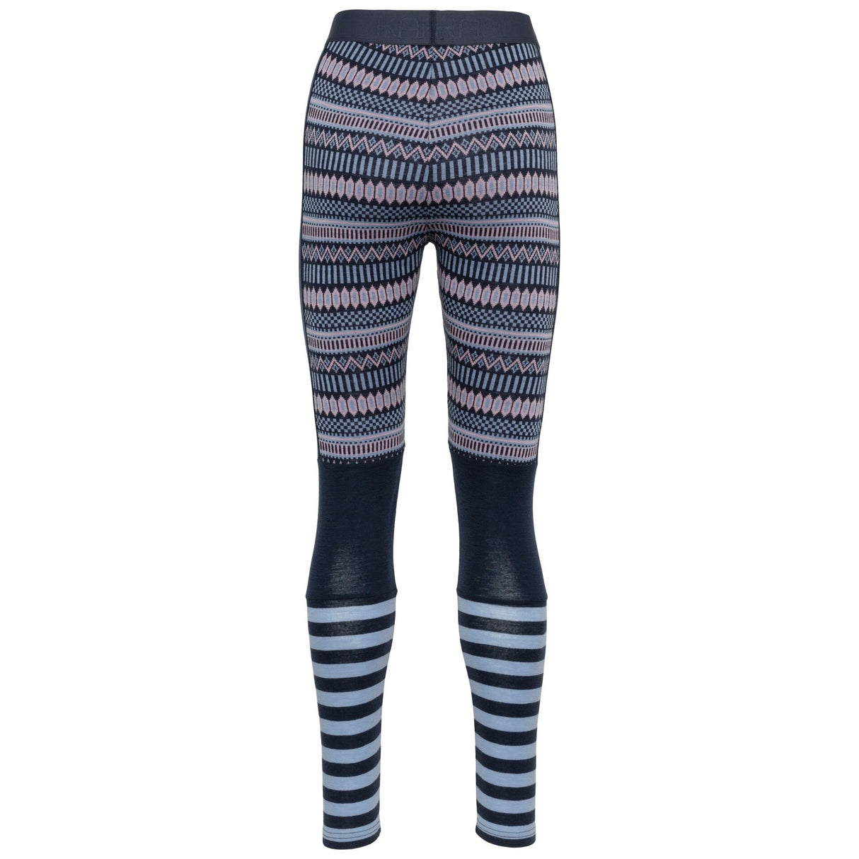 Kari Traa Åkle Long Sleeve High Waist Skiundertøj Sæt Dame - Royal -