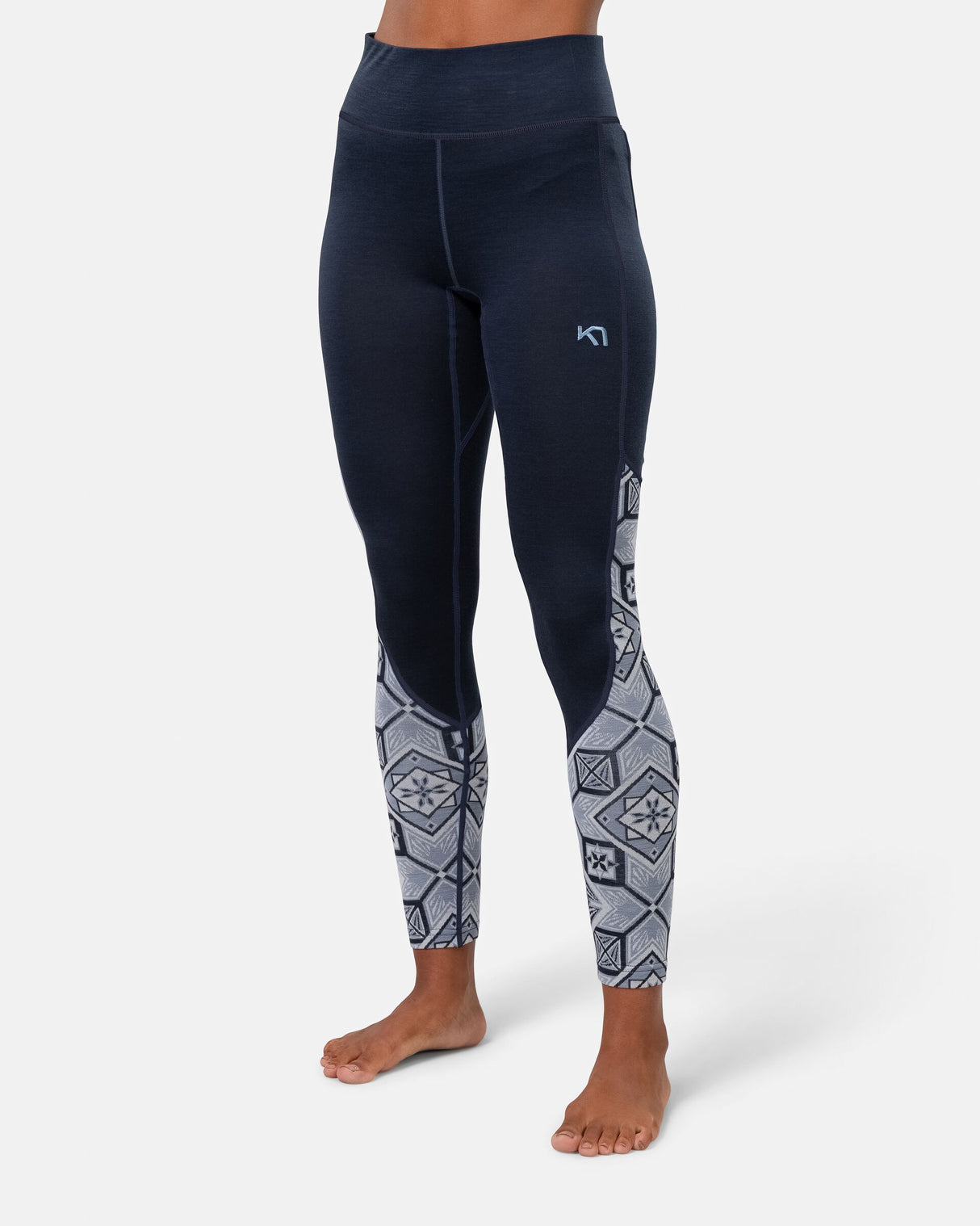 Kari Traa Eloise Long Sleeve Skiundertøj Sæt Dame - Royal -