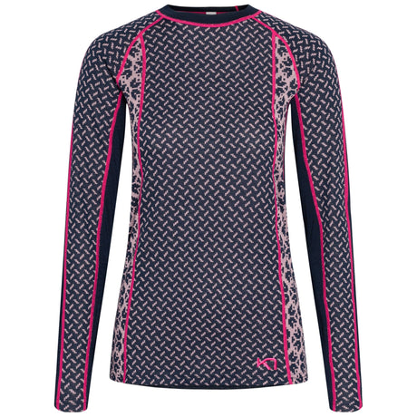 Kari Traa Lekker Long Sleeve Skiundertøj Sæt - Royal -