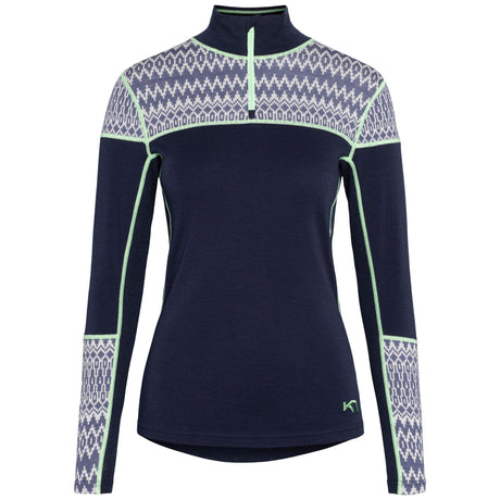 Kari Traa Sara Half-Zip Skiundertrøje Dame - Royal