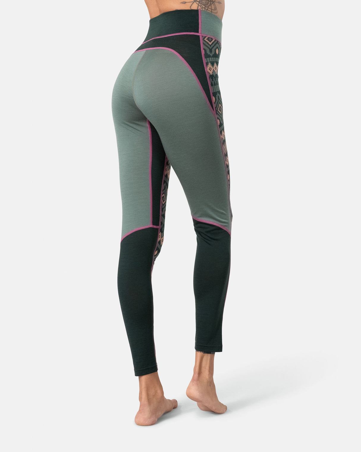 Kari Traa Malia Half-Zip Skiundertøj Sæt Dame - Murk Green -