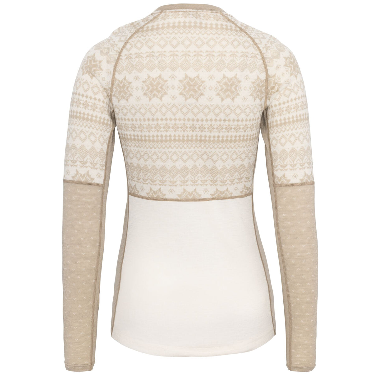 Kari Traa Vilma Long Sleeve High Waist Skiundertøj Sæt Dame - Mocha -