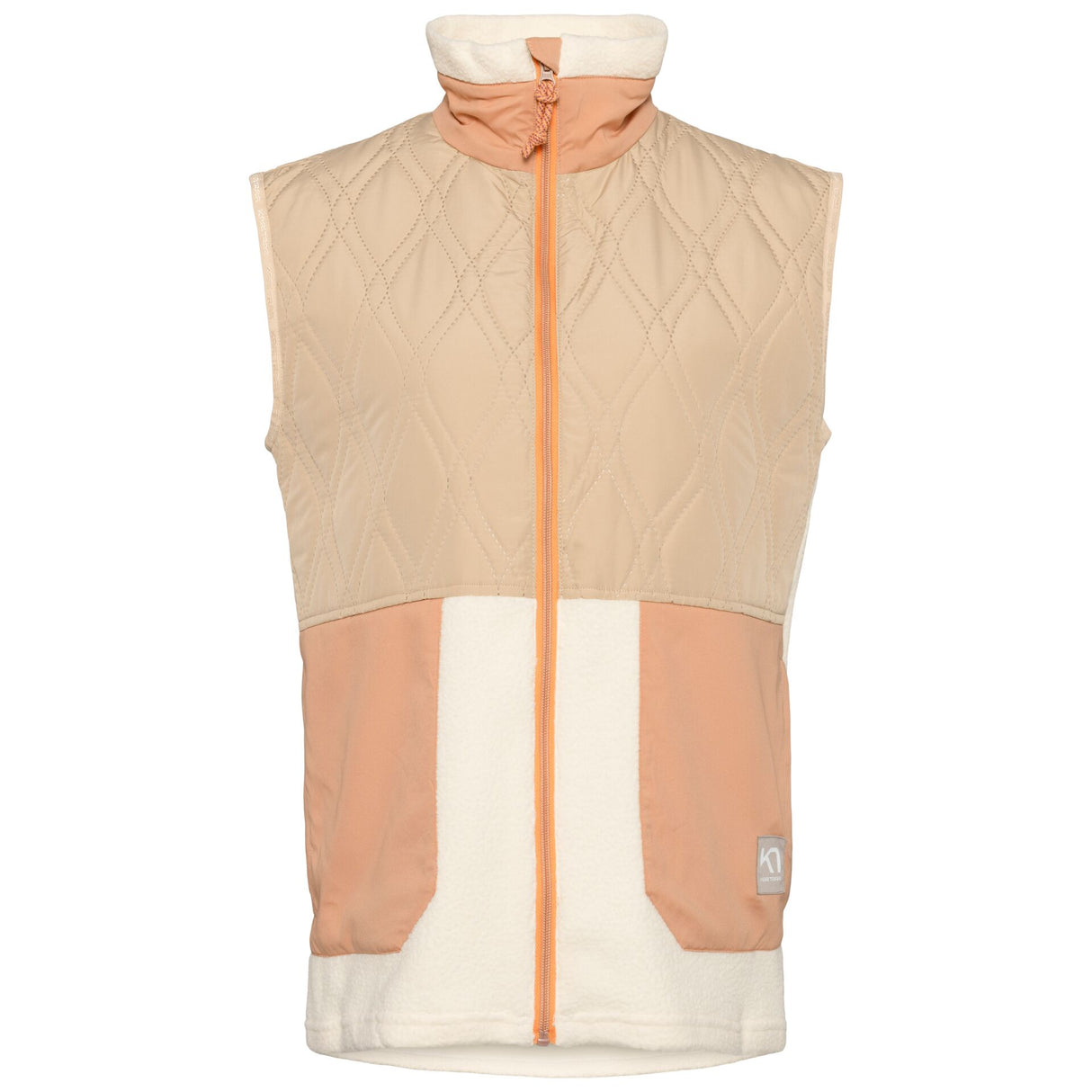 Kari Traa Rothe Quilted Vest Dame - Oat Beige -