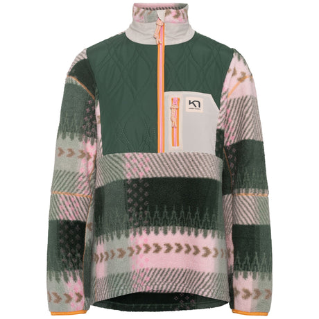 Kari Traa Rothe Half Zip Fleecetrøje Dame - Thyme Green -