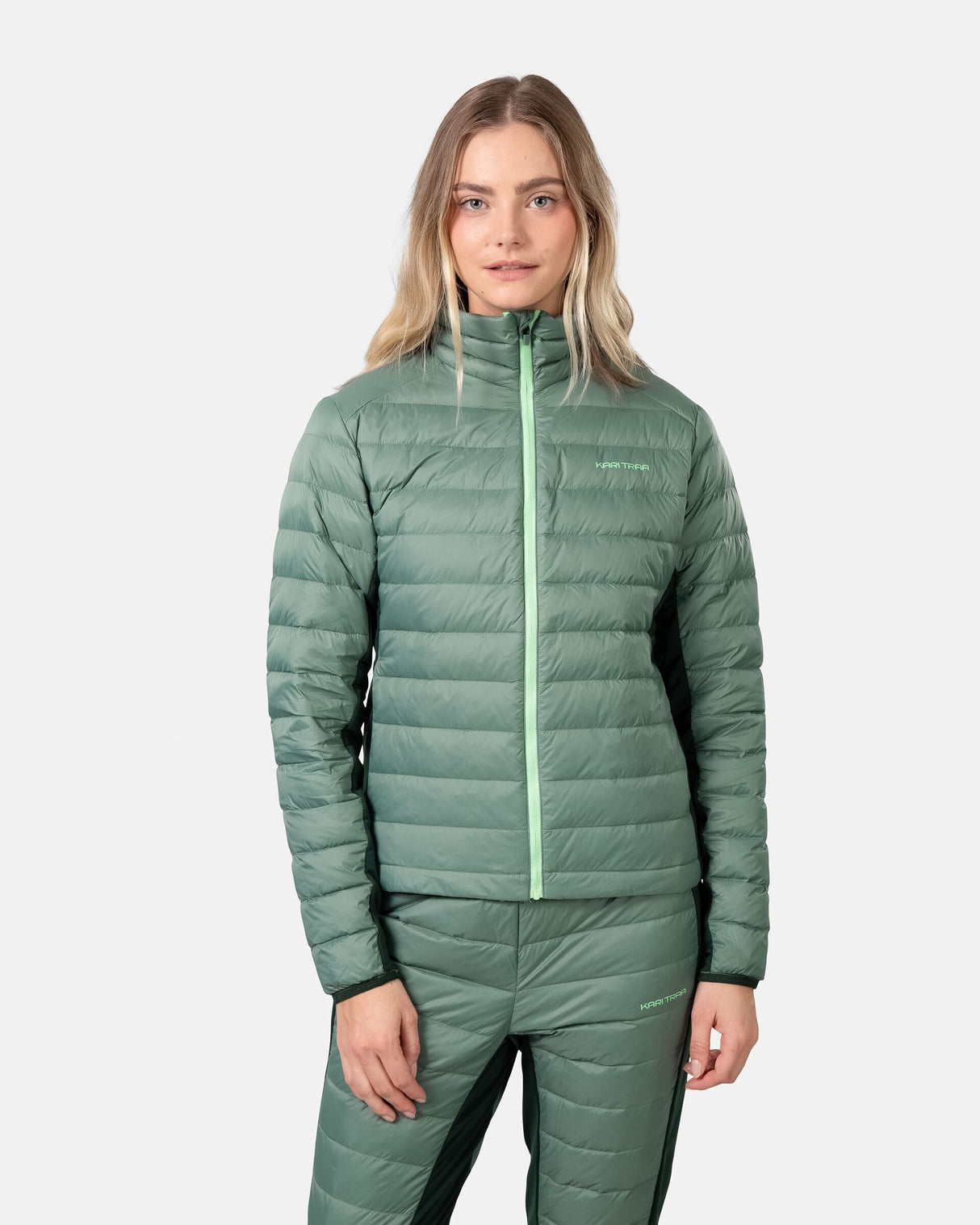Kari Traa Emilie Down Jacket Dunjakke Dame - Murk Green -