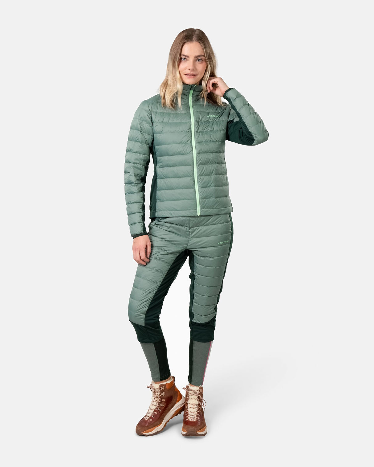 Kari Traa Emilie Down Jacket Dunjakke Dame - Murk Green -