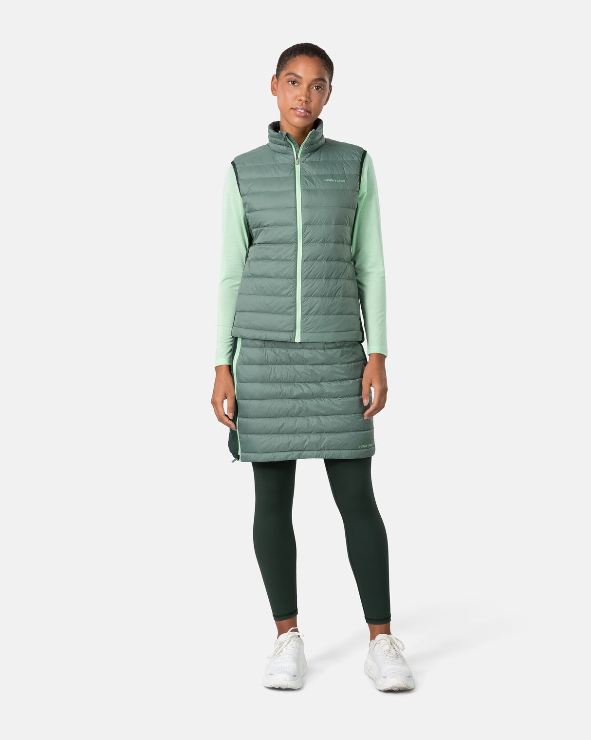 Kari Traa Emilie Down Dunvest Dame - Murk Green -