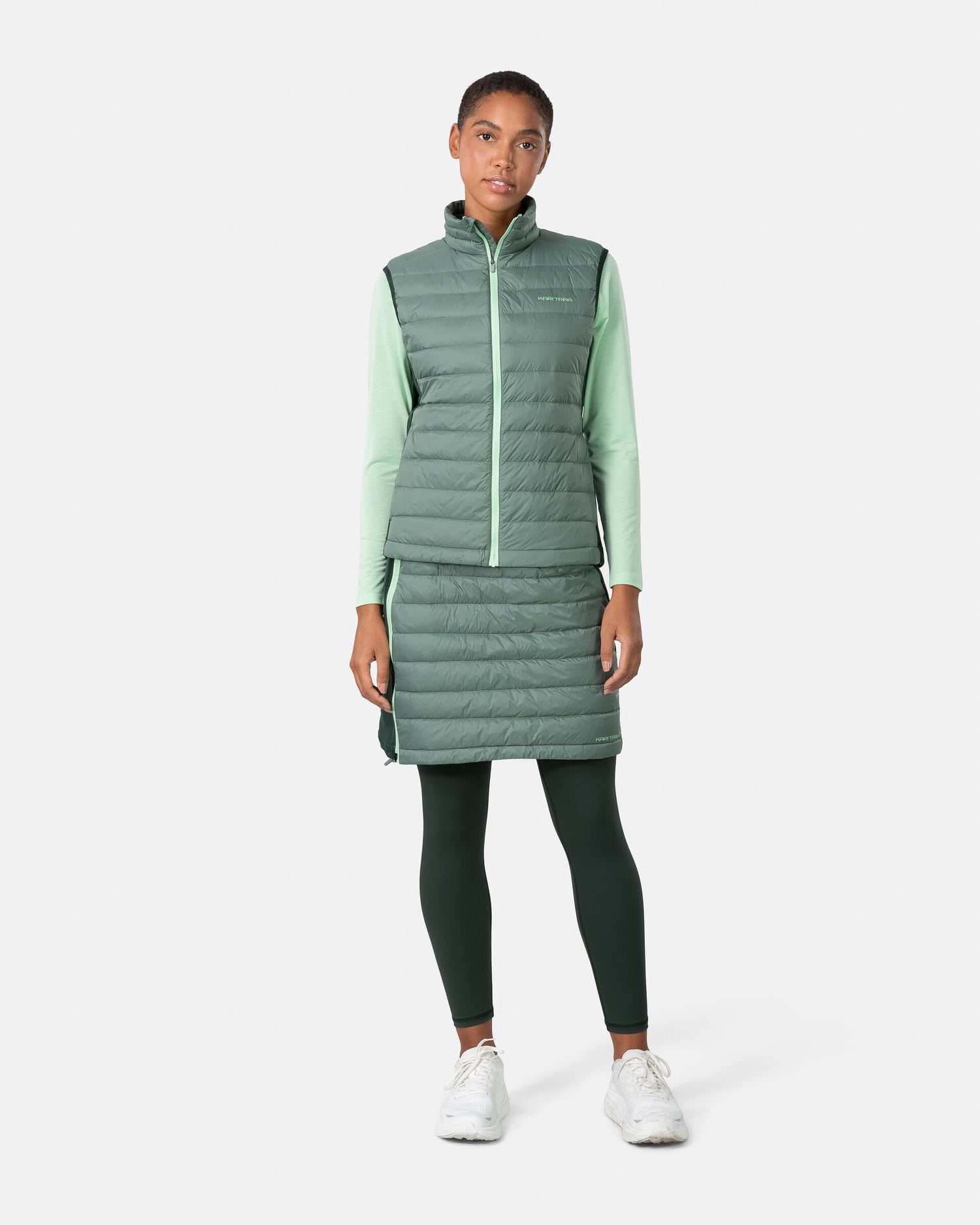 Kari Traa Emilie Down Dunvest Dame - Murk Green -