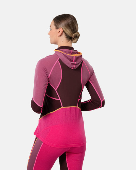 Kari Traa Alma Hood Skiundertrøje Dame - Berry Pink -