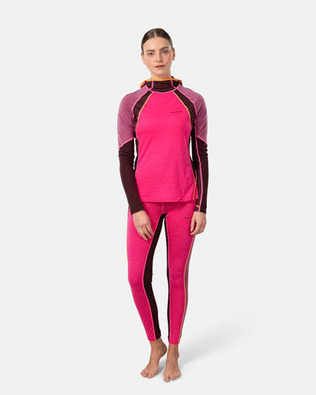 Kari Traa Alma Hood Skiundertrøje Dame - Berry Pink -
