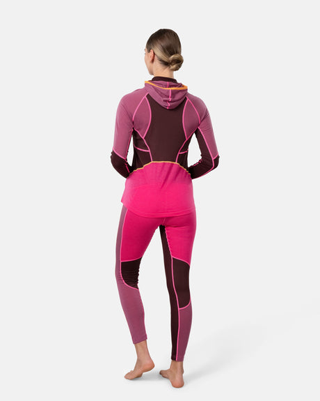 Kari Traa Alma Hood Skiundertrøje Dame - Berry Pink -