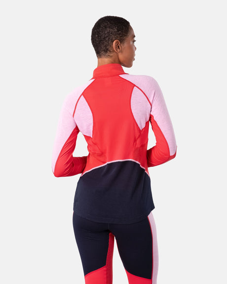 Kari Traa Alma Half-Zip Skiundertrøje Dame - Royal -