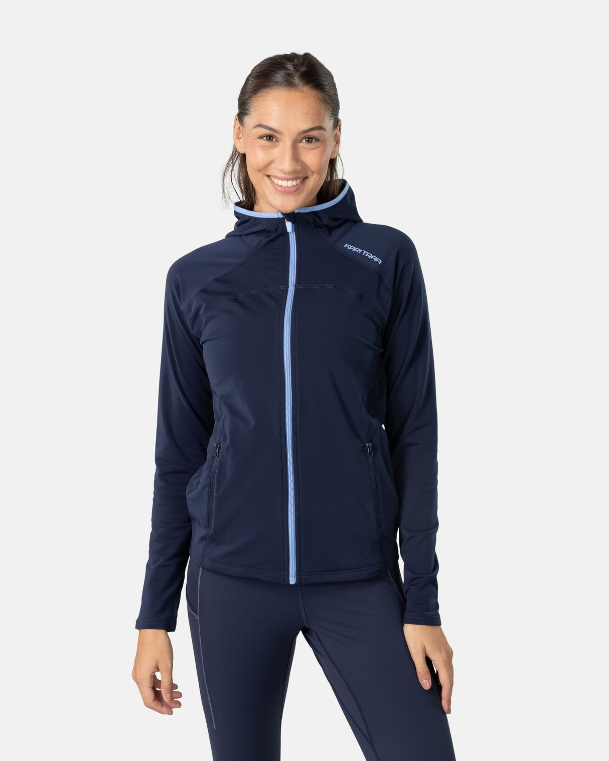 Kari Traa Mija Hooded Fleecejakke Dame - Royal - Royal