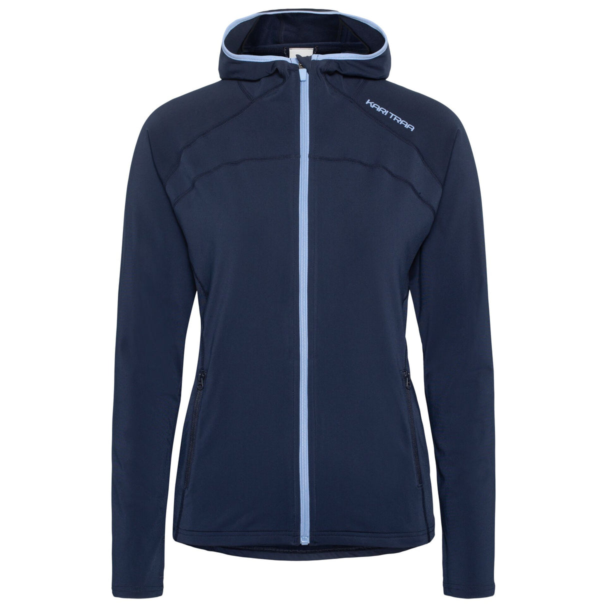Kari Traa Mija Hooded Fleecejakke Dame - Royal -