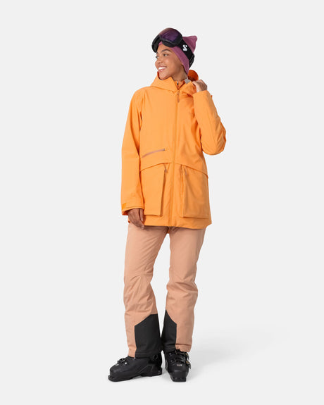 Kari Traa Therese & Emma Skisæt Dame - Light Orange / Pine Green -