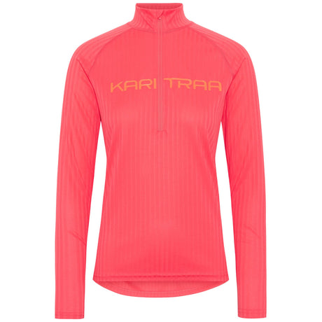 Kari Traa Ella Base Layer Half-Zip Træningstrøje Dame - Candy Coral -