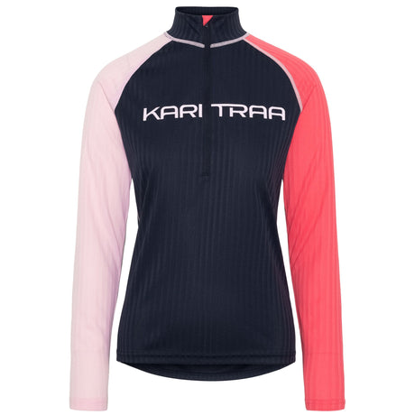 Kari Traa Ella Base Layer Half-Zip Træningstrøje Dame - Royal -