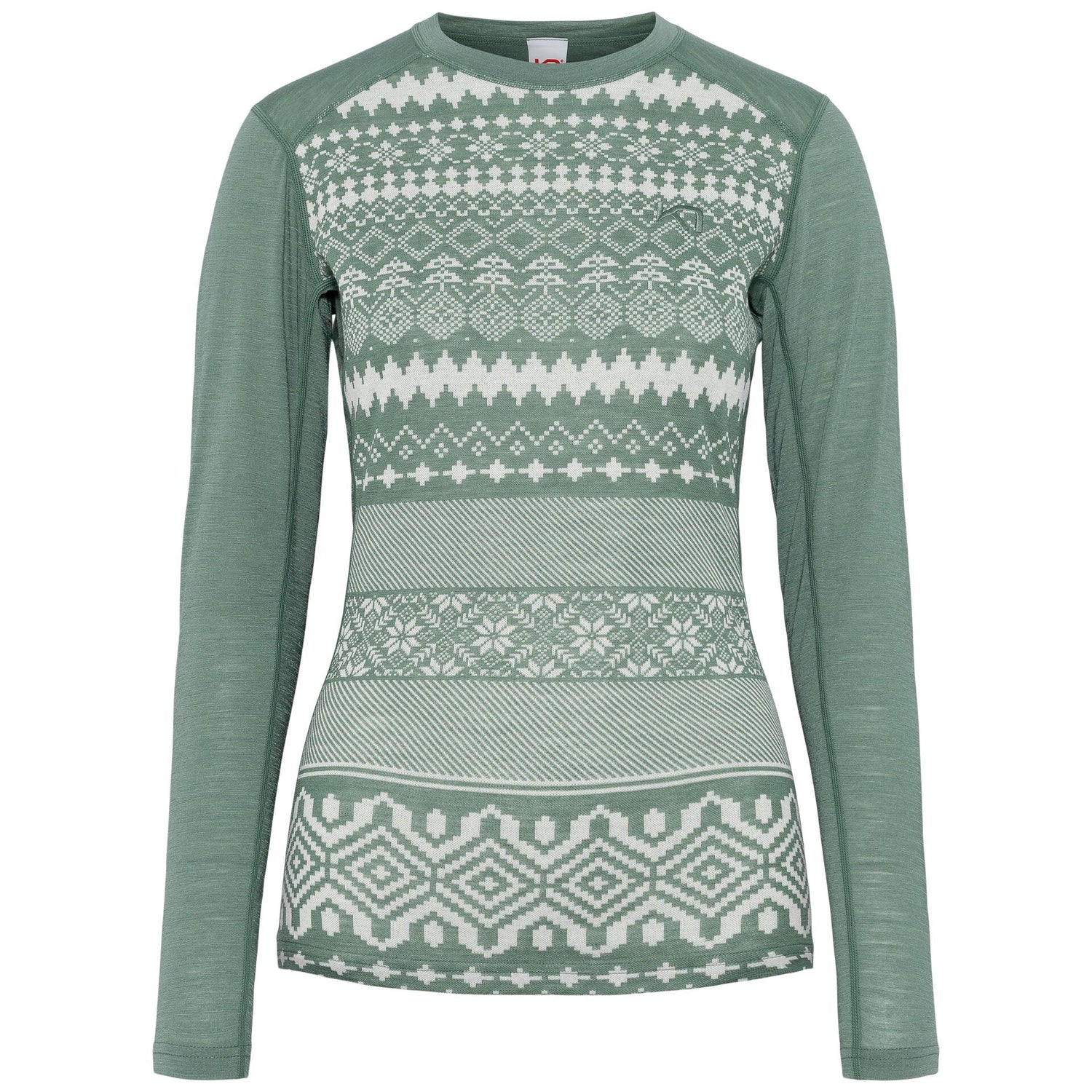 Kari Traa Live Long Sleeve Skiundertrøje Dame - Murk Green - Murk Green