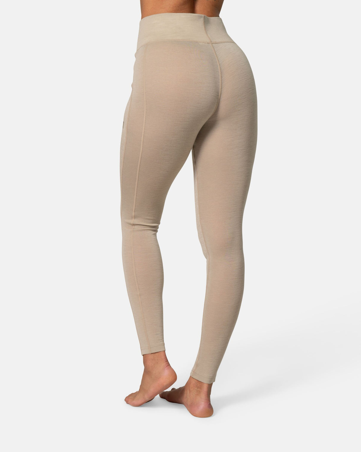 Kari Traa Vilma High Waist Base Layer Pants Skiunderbukser Dame - Mocha -