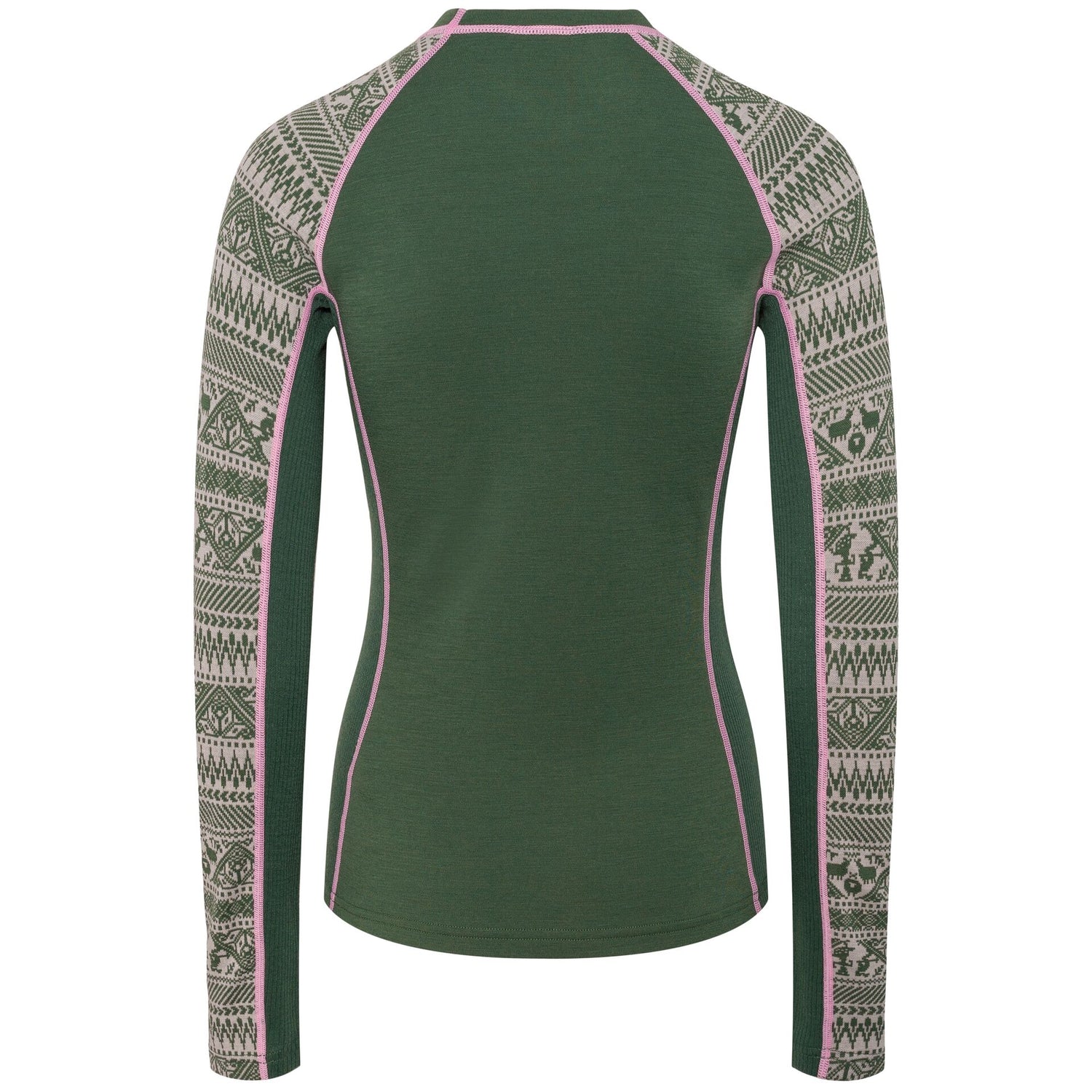 Kari Traa Tale Long Sleeve Skiundertøj Sæt Dame - Thyme Green -