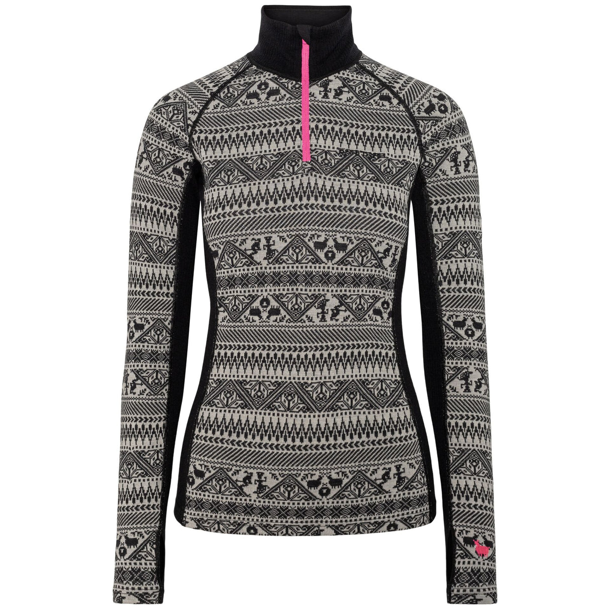 Kari Traa Tale Half Zip Skiundertøj Sæt Dame - Black -