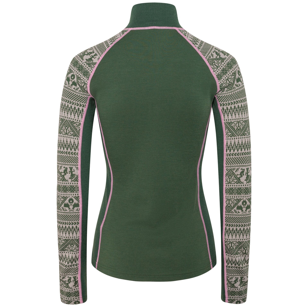 Kari Traa Tale Half Zip Skiundertøj Sæt Dame - Thyme Green -