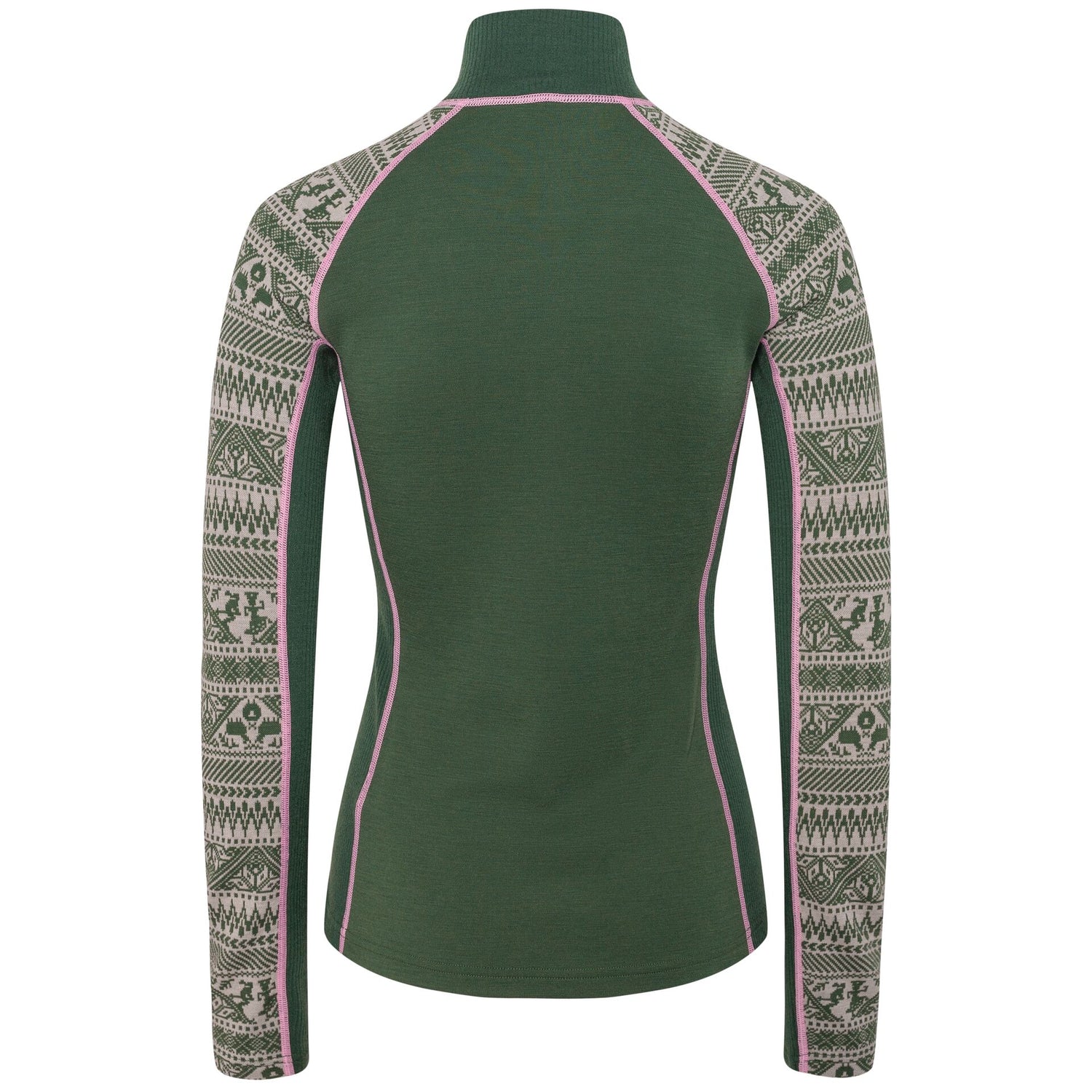 Kari Traa Tale Half Zip Skiundertøj Sæt Dame - Thyme Green -