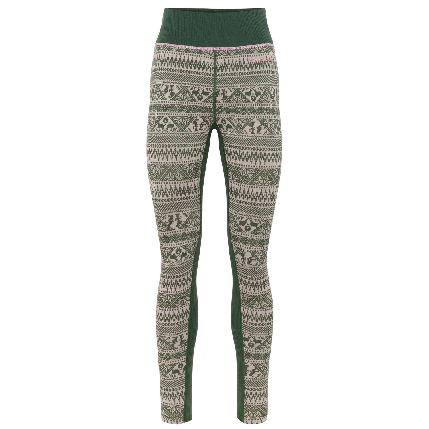 Kari Traa Tale Long Sleeve Skiundertøj Sæt Dame - Thyme Green -