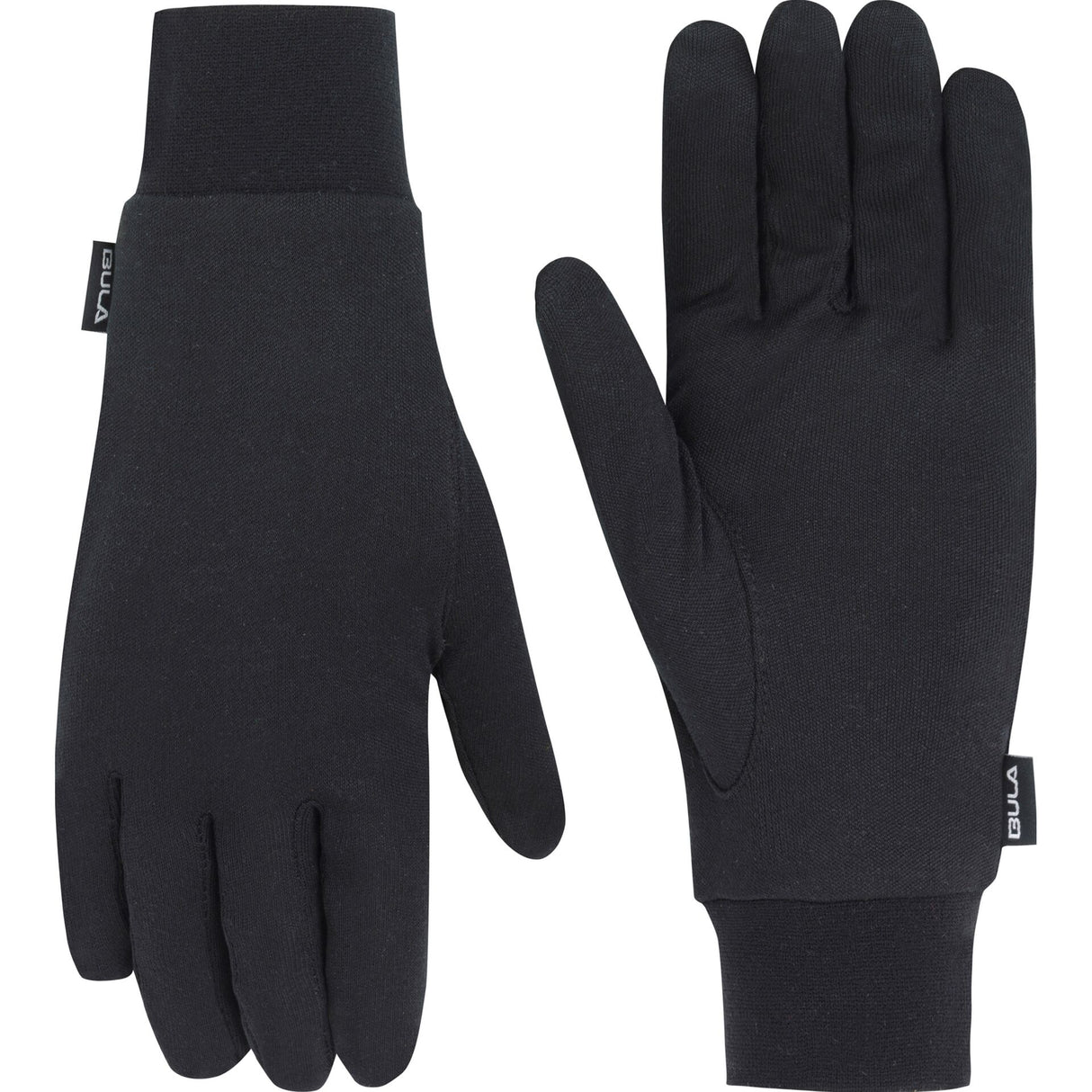 Bula Wool Liner Gloves Inderhandsker Herre - Black