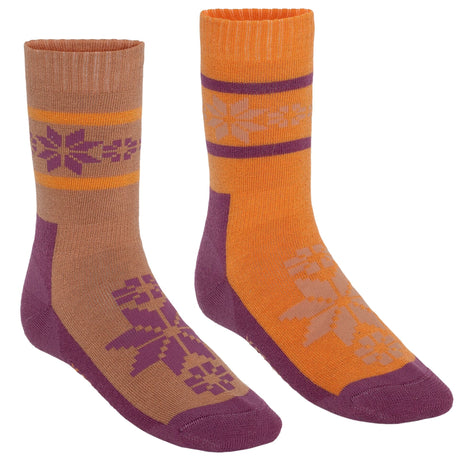 Kari Traa Rusa Sock Sportssokker Dame 2-pak - Light Orange - Light Orange