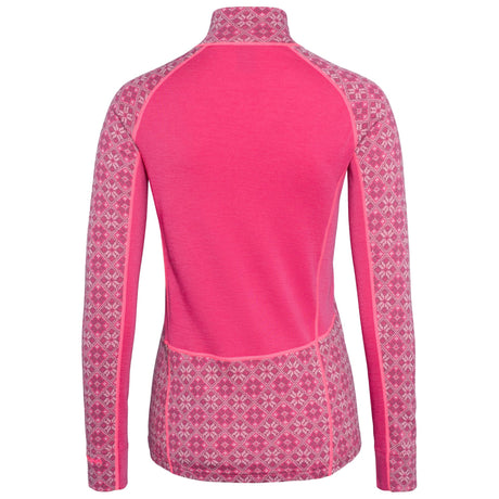 Kari Traa Rose Light Half Zip Skiundertøj Sæt Dame - Berry Pink -